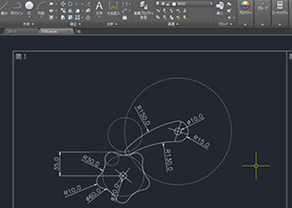 CAD利用技術者試験機械図面イメージ